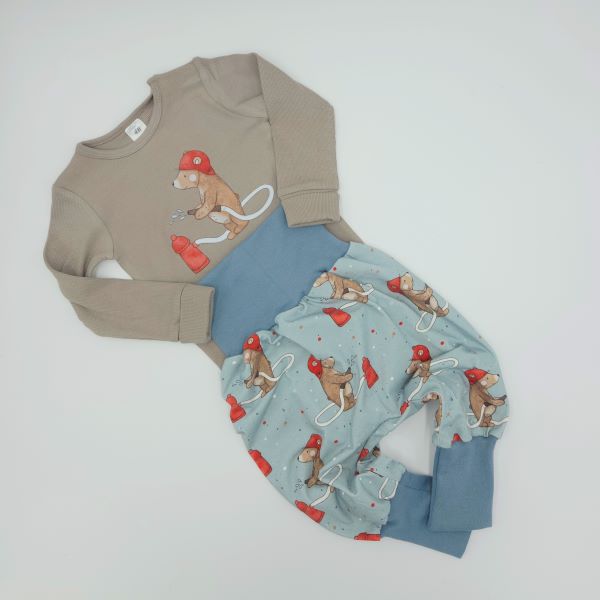 Pumphose mit passendem Body (Grösse 74 - 86)