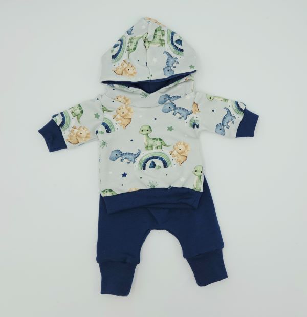 Puppenkleidung (Hoodie und Pumphose)