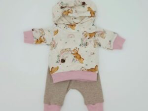 Puppenkleidung (Hoodie und Pumphose)