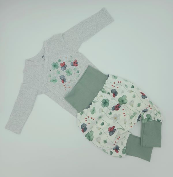 Pumphose mit passendem Body (Grösse 62-74)