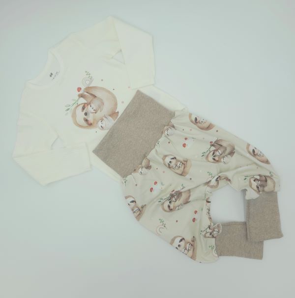 Pumphose mit passendem Body (Grösse 74 - 86)