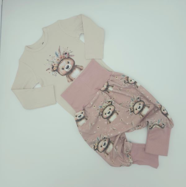 Pumphose mit passendem Body (Grösse 74 - 86)