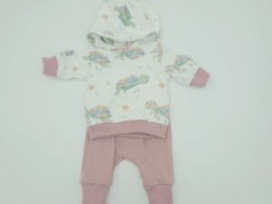 Puppenkleidung (Hoodie und Pumphose)