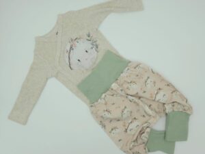 Pumphose mit passendem Body (Grösse 62-74)